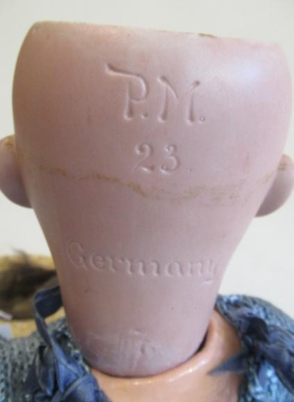 A Porzellanfabrik Mengersgereuth bisque socket head doll Image