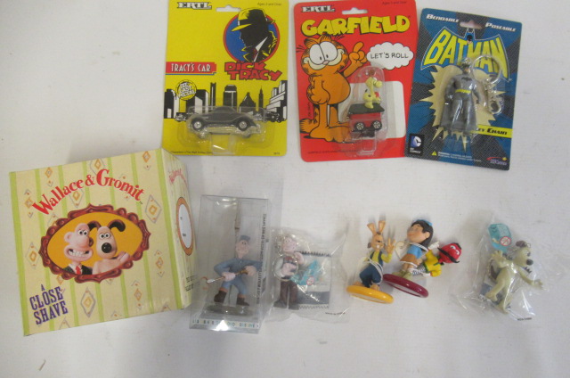 Character toys including Wallace and Gromit Image