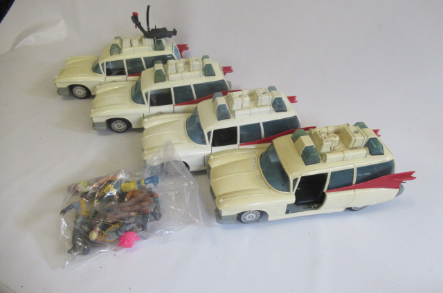 Four ECTO1 Ghost Busters cars Image