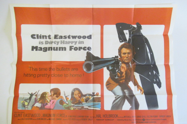 A film poster for Clint Eastwood in Magnum Force Image