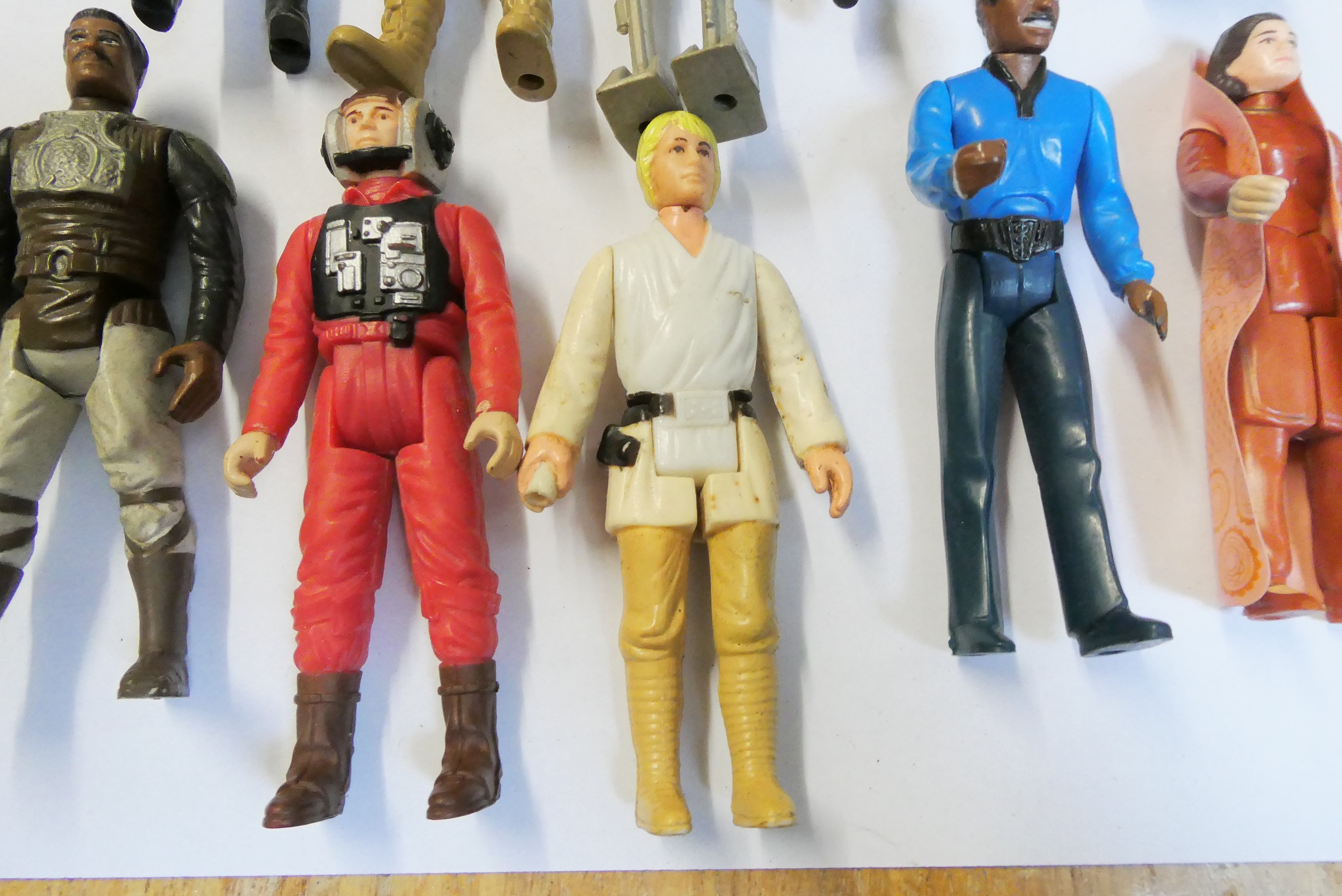 A large quantity of early Star Wars figures Image