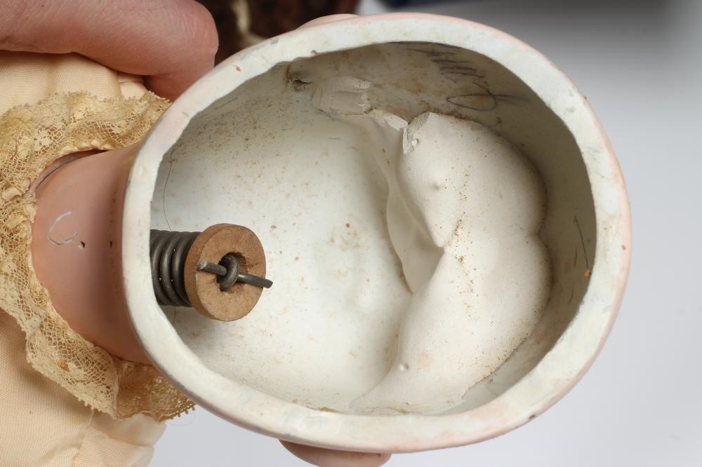 A Tete Jumeau bisque socket head doll Image