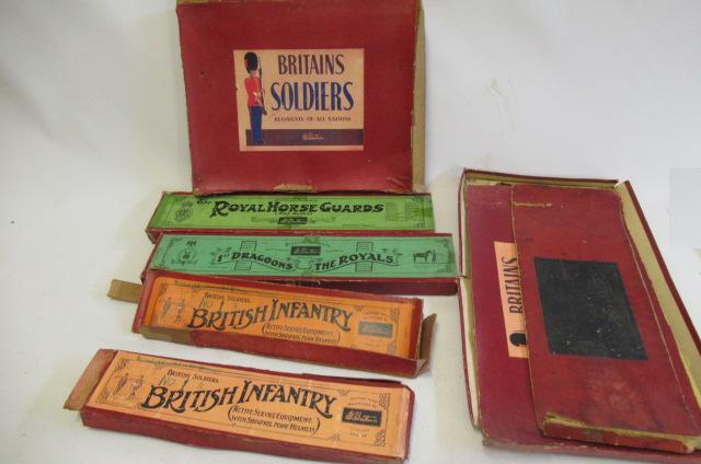 Britains soldiers empty boxes Image