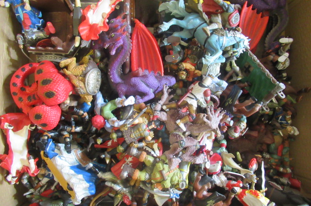 83x ELC fantasy figures including knights Image