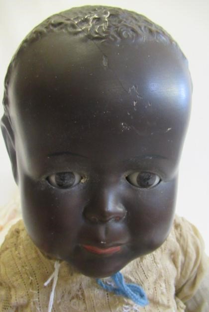 Two bisque socket head dolls Image