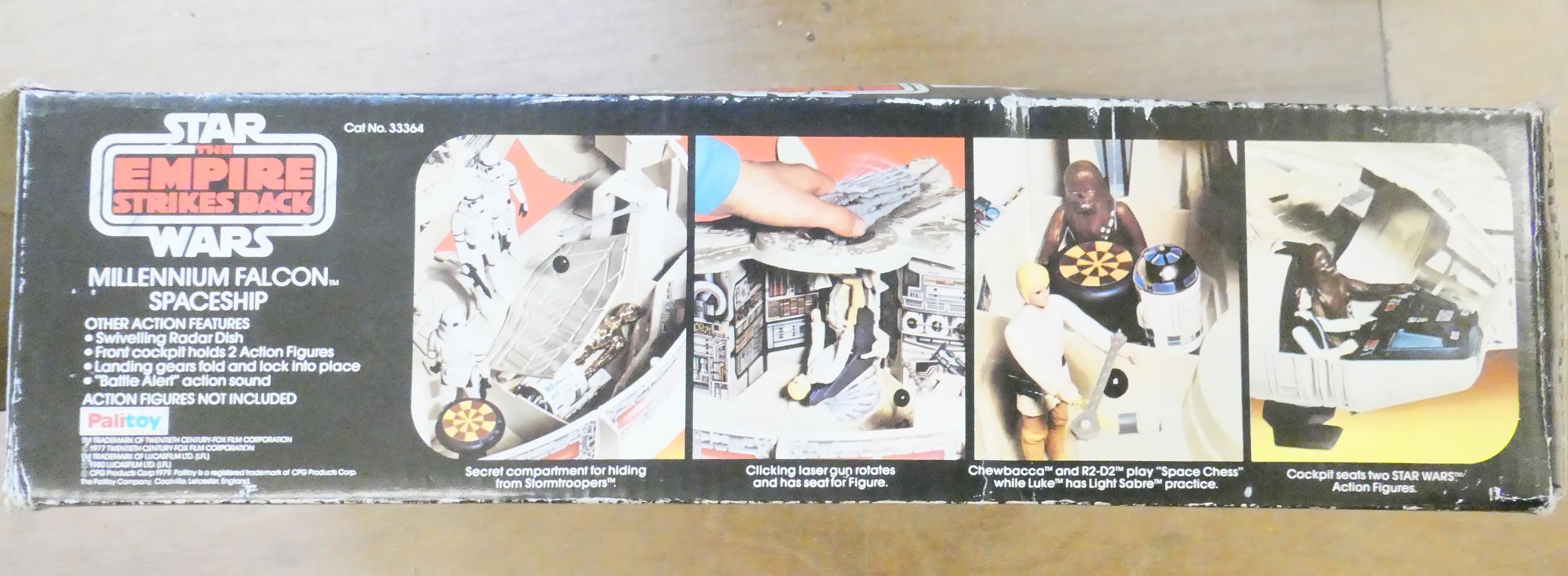 Palitoy Millenium Falcon Spaceship with battle Alert with sticker sheet and instructions Image