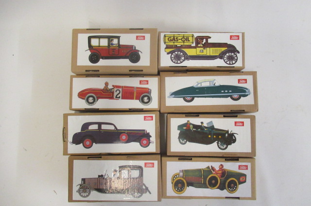 Joyo tinplate motor cars fitted with clockwork motors Image