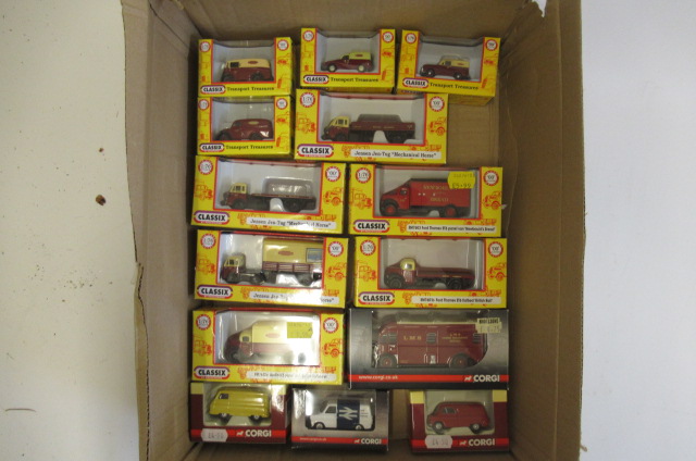 Ten Classic OO guage vehicles and four Corgi Image