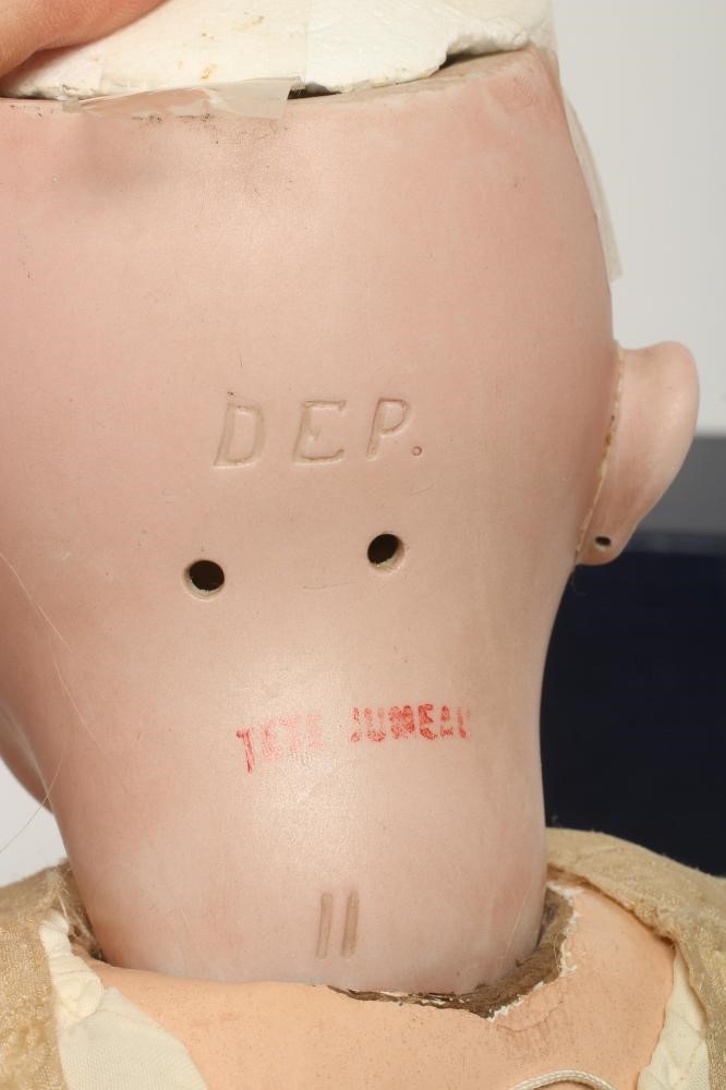 A Tete Jumeau bisque socket head doll Image
