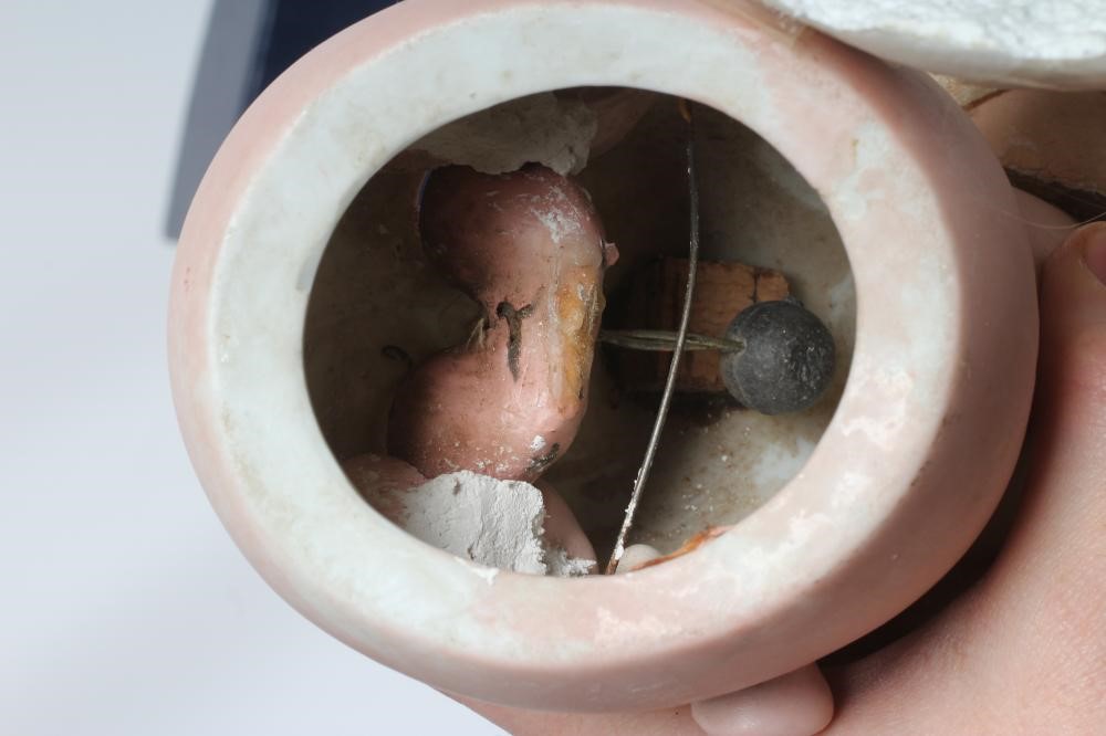 A Tete Jumeau bisque socket head doll Image