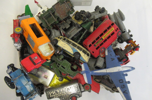 Playworn unboxed diecast vehicles by Dinky Image