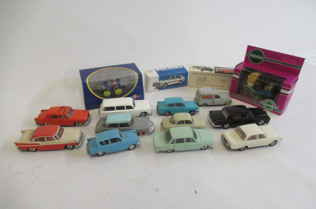 Diecast and plastic vehicles from Continental makers including Renault Image