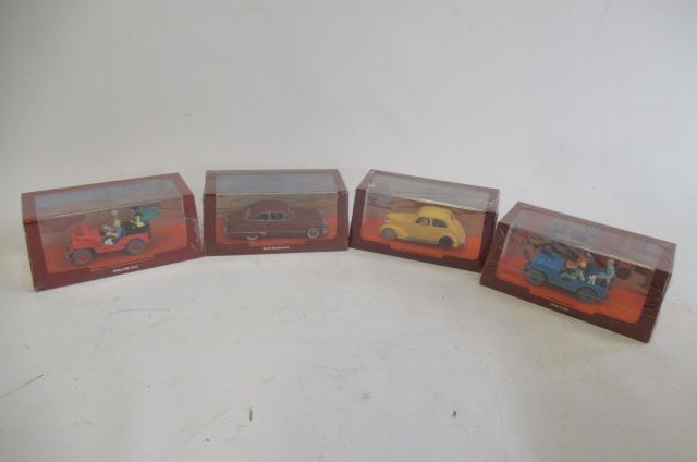 Four Tin-Tin vehicles by Moulinsart Image