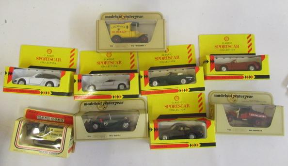 Shell Classics Collection and Models of Yesteryear diecast vehicles including vintage and Moden Image