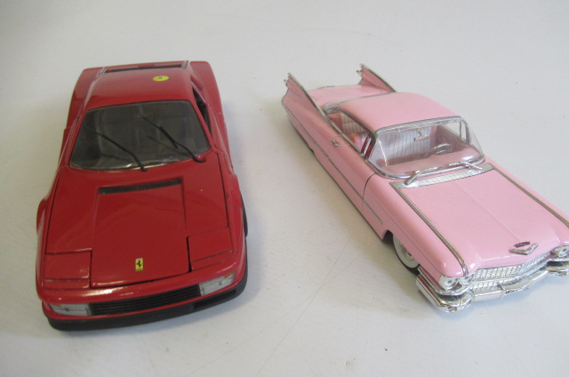 Hotwheels Ferrari F40 and Jada Cadillac Image