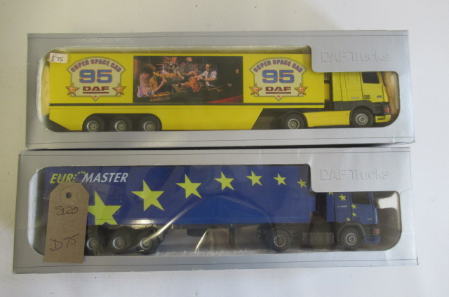 Two Tekno DAF (XF) 1:50 Euro-Master and DAF XF95 Image