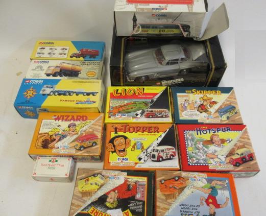 Seven Corgi Comic Classics vans Image