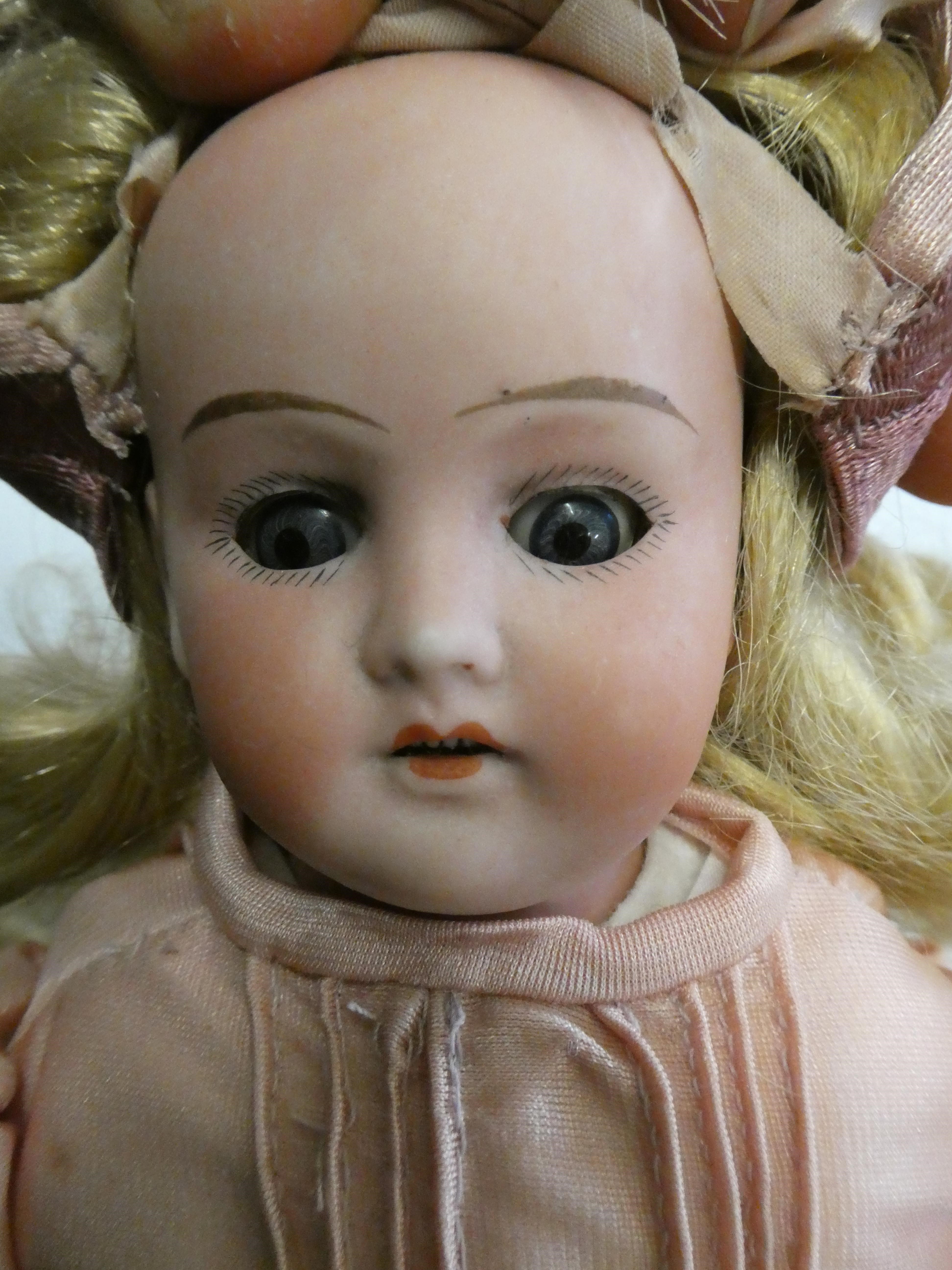 Cuno & Otto Dressel bisque shoulder head doll Image