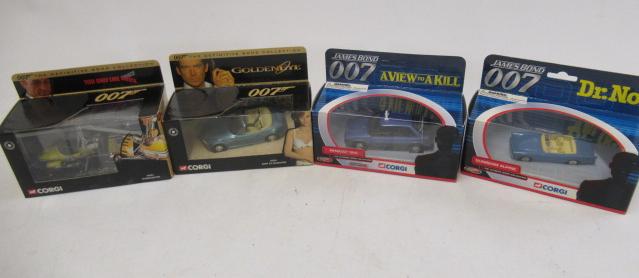 Four Corgi James Bond vehicles BMW23 Roadster Image