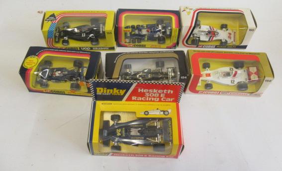 Corgi F1 race cars comprising 155 Shadow Image