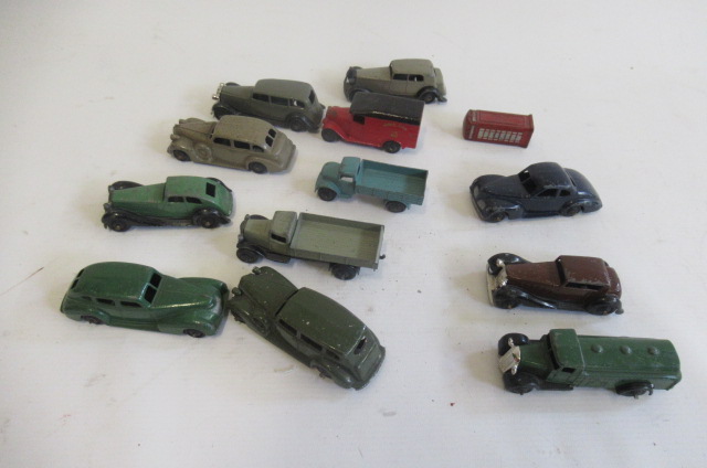 Unboxed Dinky vehicles including cars Image