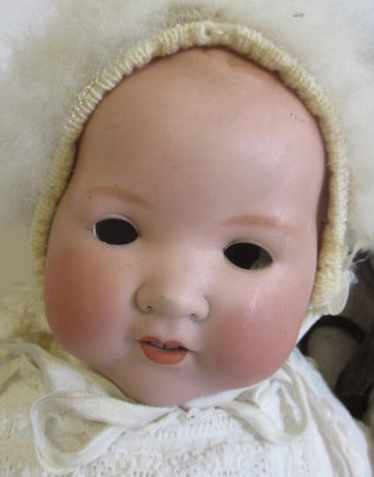 Two bisque socket head dolls Image