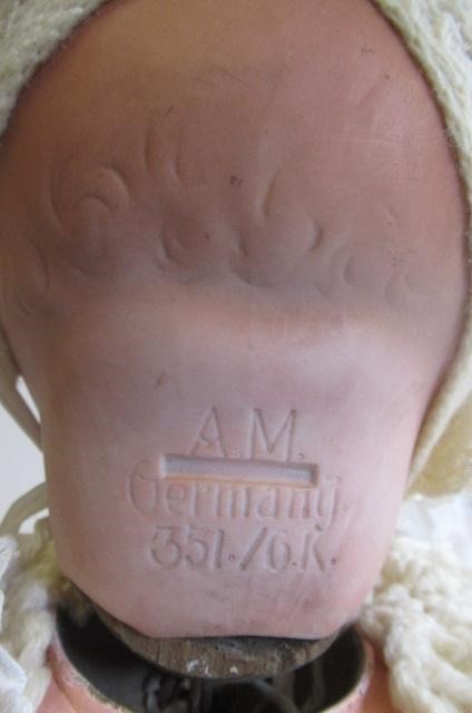 Two bisque socket head dolls Image