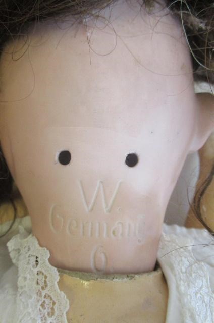 Two bisque socket head dolls Image