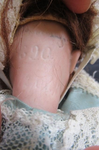 Two small bisque head dolls Image