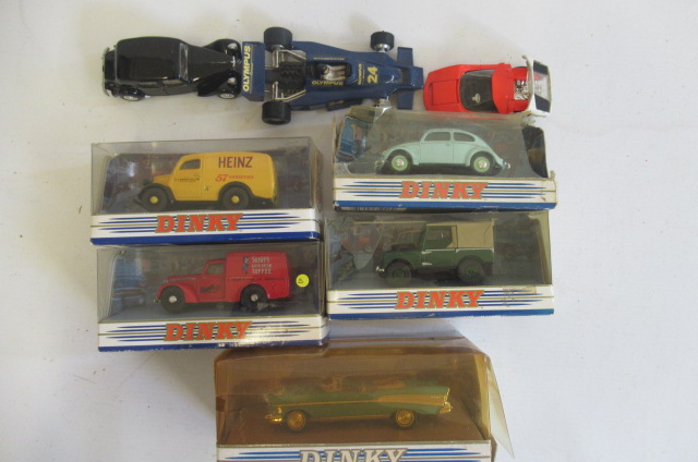 Late issue Dinky vehicles including Commer van Image