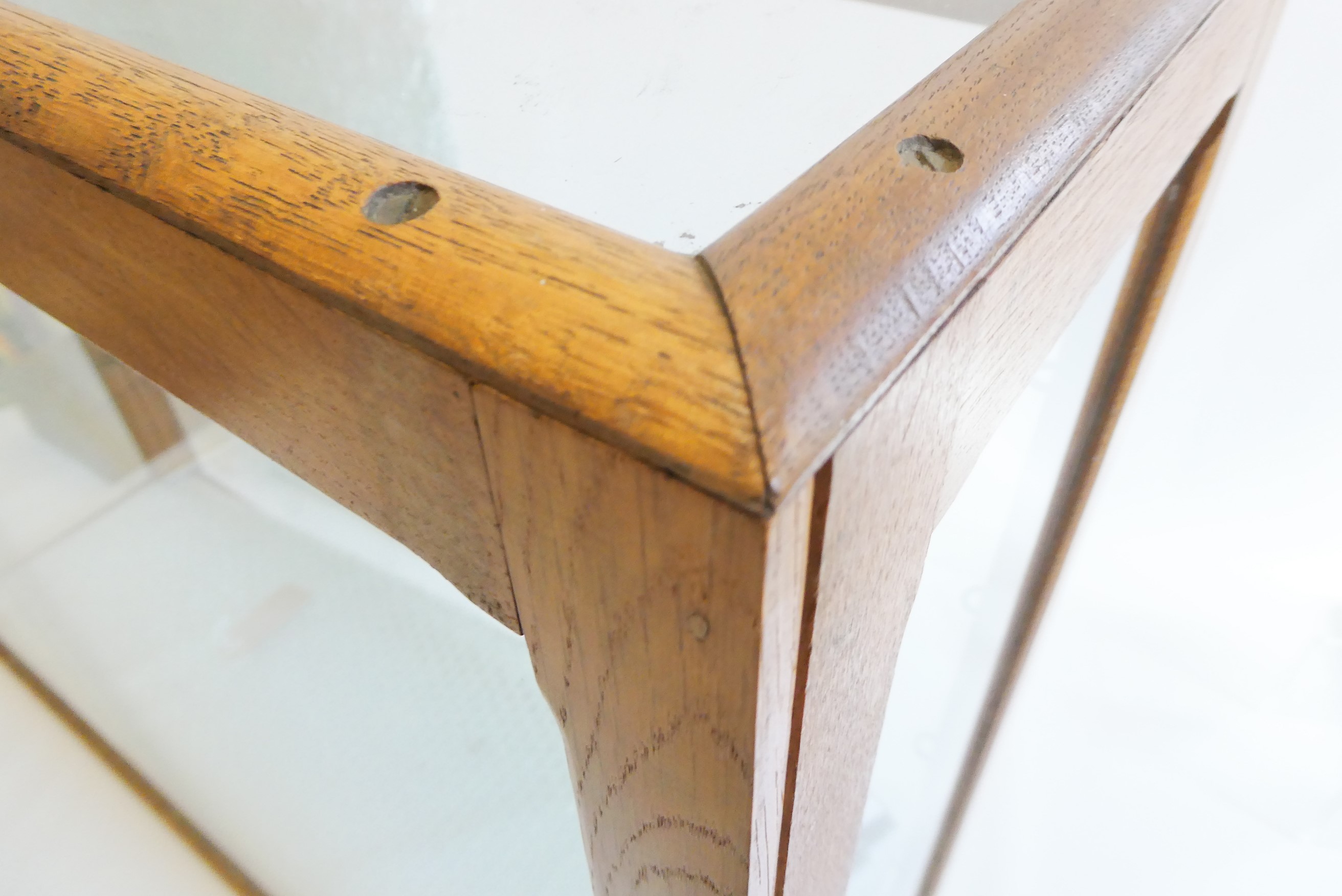 A glass toy shop display cabinet Image