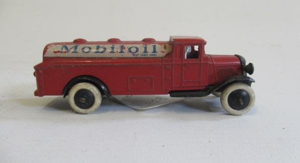 A Dinky pre war Mobil Oil petrol tanker Image
