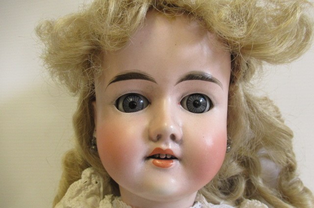 A Gebruder Knoch bisque socket head doll Image