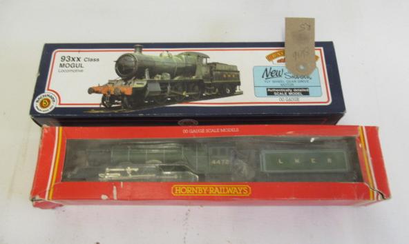 Bachman 93XX B.R. Mogul and Hornby 4472 Flying Scotsman Image