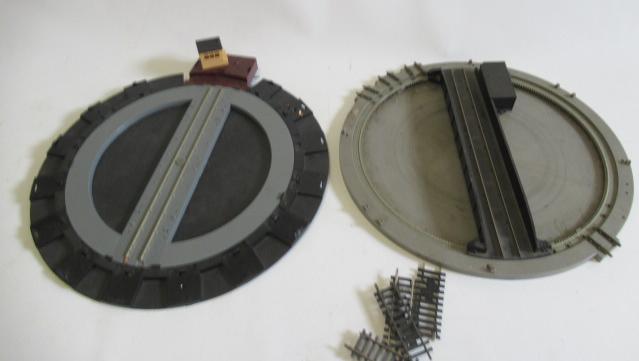 Two electrically operated turntables Image