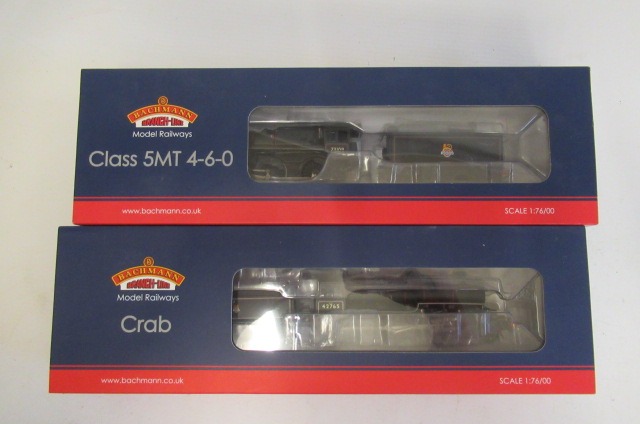 Bachmann 32-176 Crab in B.R. black and 32-509 Class 5MT in B.R. black Image