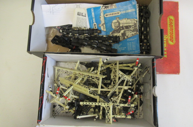 OO gauge spare parts for locomotives and a quantity of signal points Image