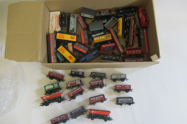 Unboxed goods rolling stock by Hornby and others Image