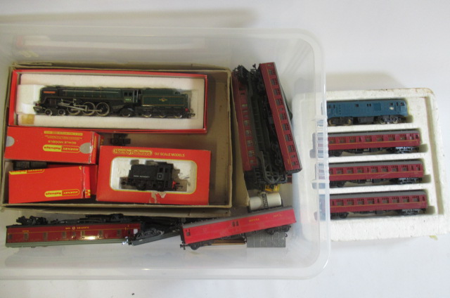 Playworn and boxed trains by Hornby Image
