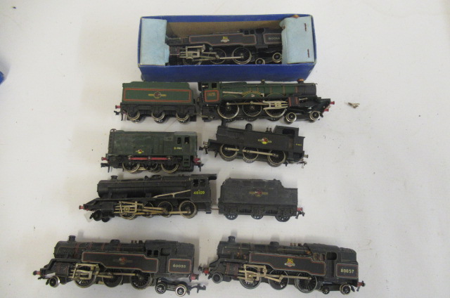 Unboxed Hornby Dublo 2-rail locomotives including 2-6-4T Image