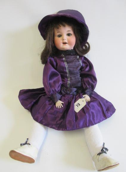 An Armand Marseille bisque socket head doll Image