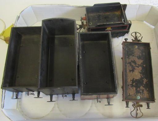 Leeds and Hornby playworn wagons Image