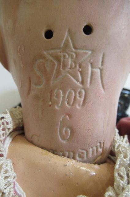 Two bisque socket head dolls Image