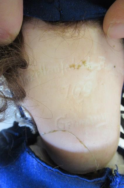 Two bisque socket head dolls Image