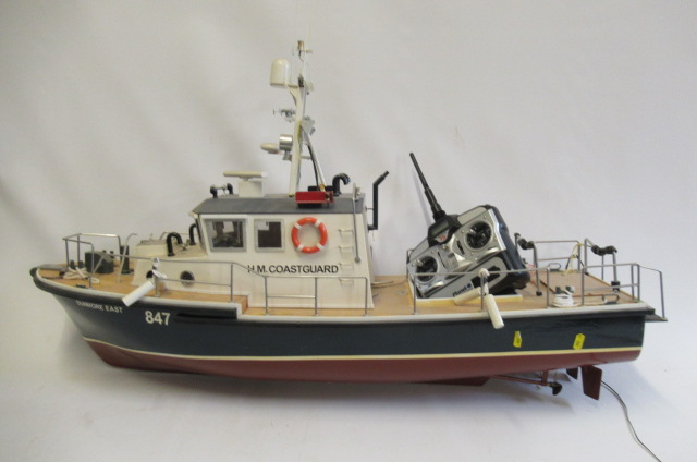A radio controlled model of H.M. Coast Guard Launch Image