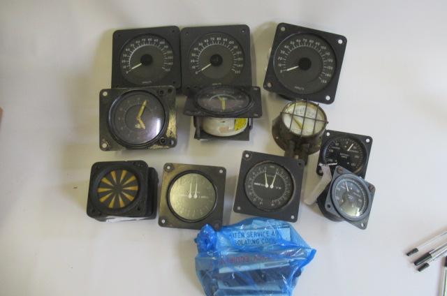A collection of gauges and metering equipment from British Railways modern traction vehicles Image