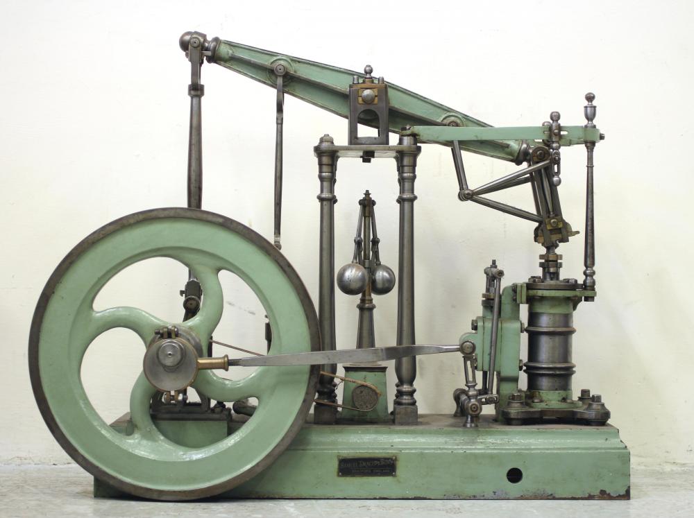 A large model beam engine made for Samuel Dracup & Sons Image