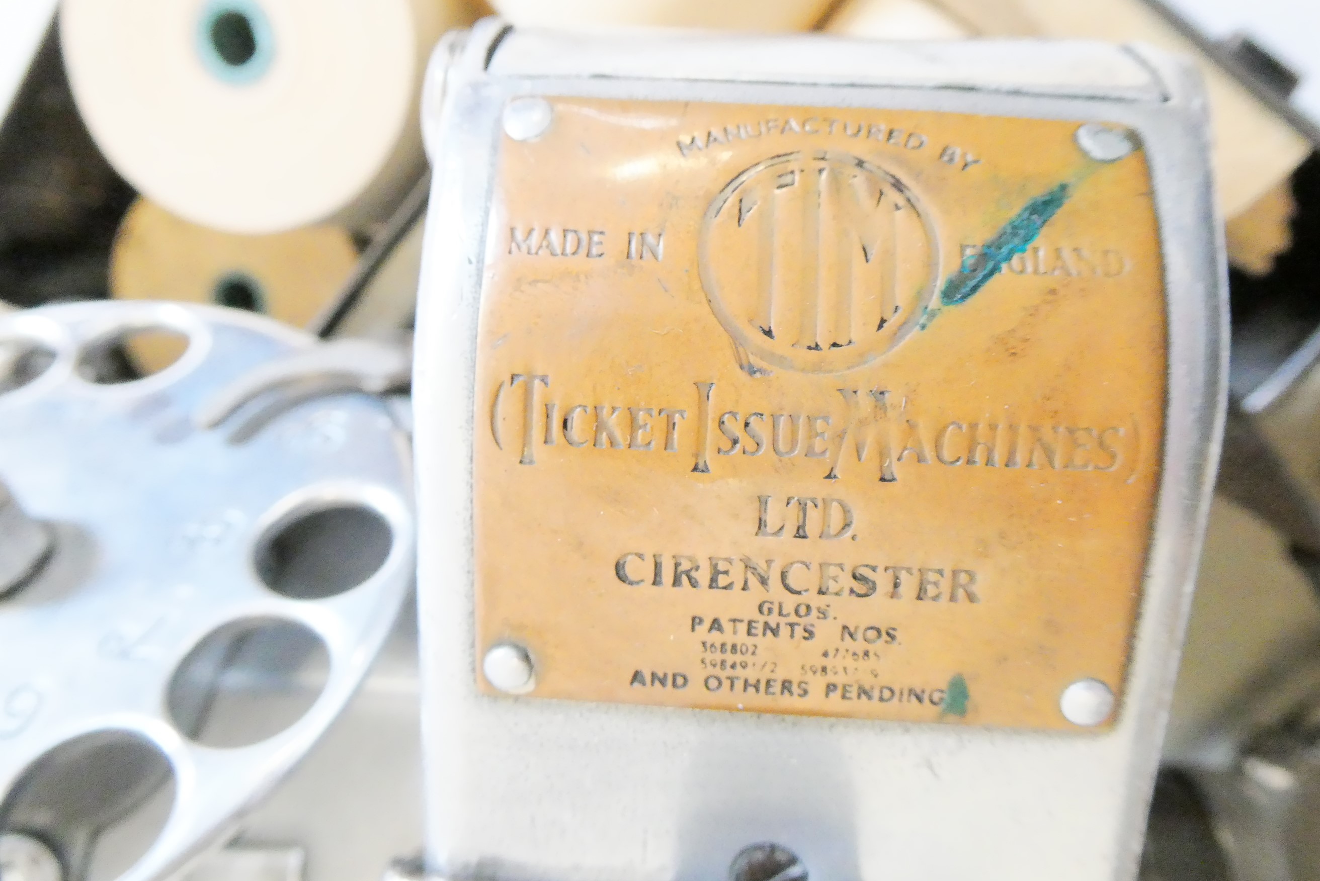 A Bradford City Transport portable Bus/Tram ticket dispenser with original carry case and ticket Image