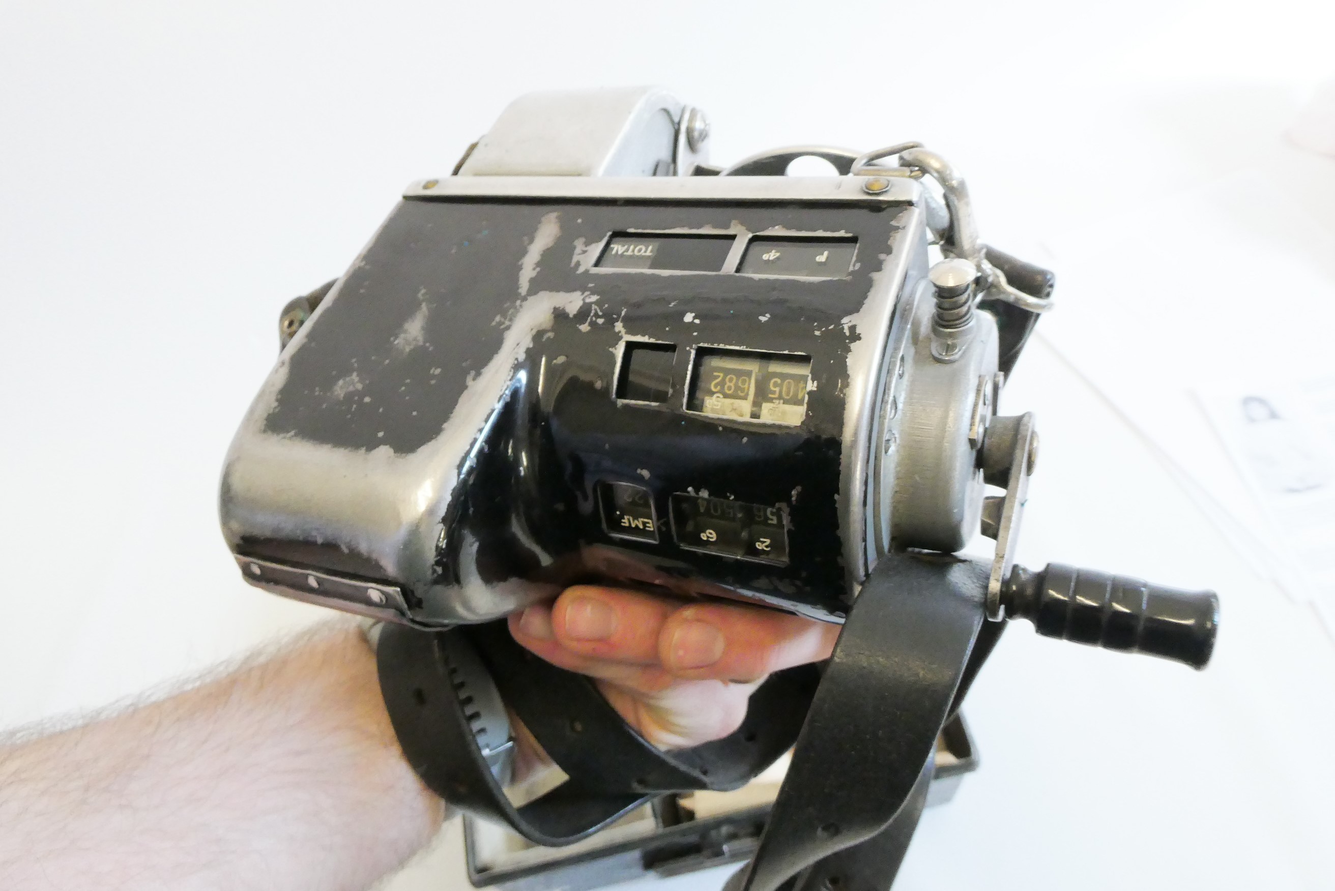 A Bradford City Transport portable Bus/Tram ticket dispenser with original carry case and ticket Image