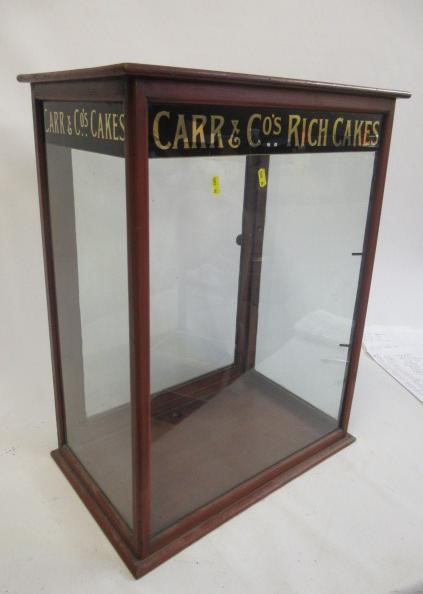 A Carrs & Co Rich Cakes shop display cabinet Image